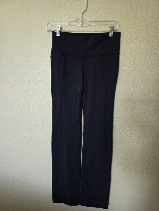 Athleta Pants - Athleta Straight Up Pants Leggings Yoga, Navy Blue, S